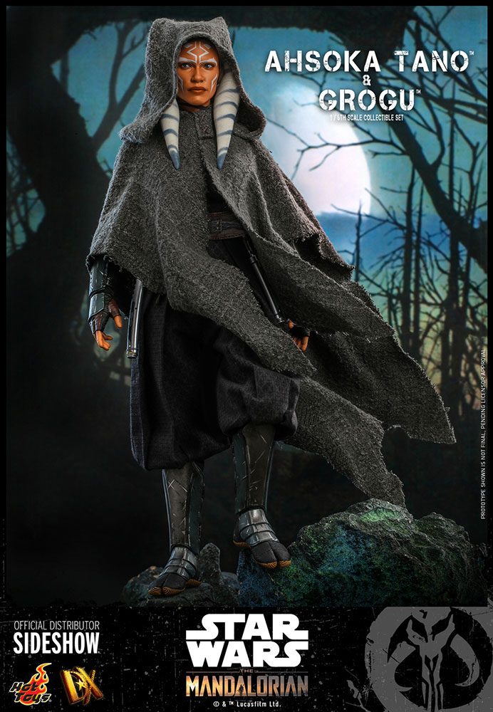HOT TOYS - Star Wars The Mandalorian 1:6 Action Doll 2 Pack Ahsoka Tano & Grogu  DX21 - Image 15