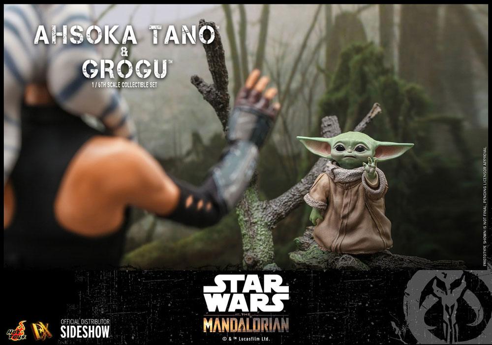 HOT TOYS - Star Wars The Mandalorian 1:6 Action Doll 2 Pack Ahsoka Tano & Grogu  DX21 - Image 18