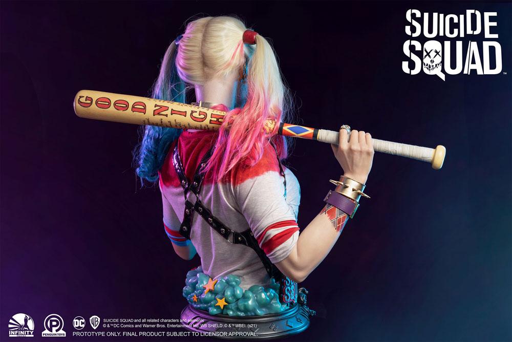 INFINITY STUDIO - Dc Comics - Suicide Squad Life-Size Bust Harley Quinn - Image 4