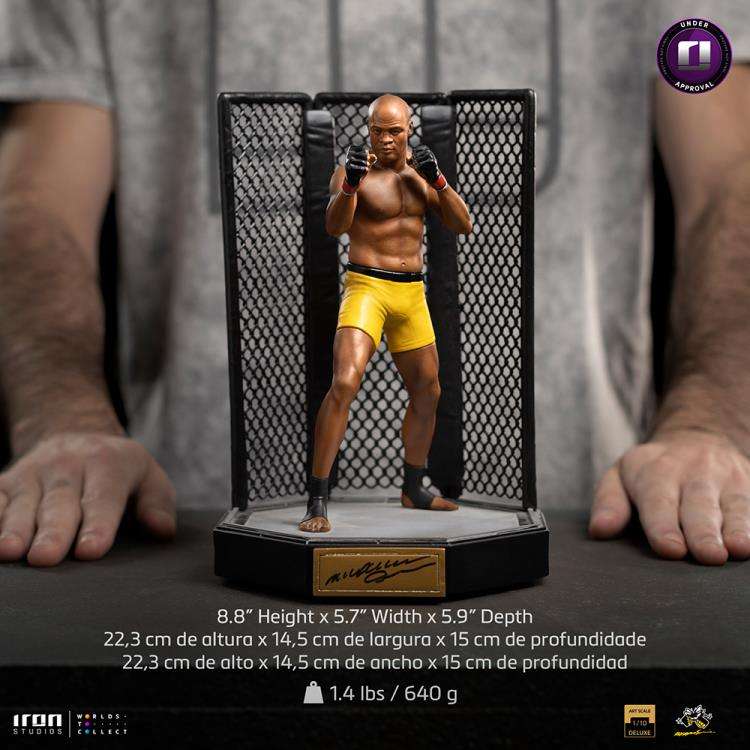 IRON STUDIOS - Andreson silva signed dlx 1/10 statue - Image 3