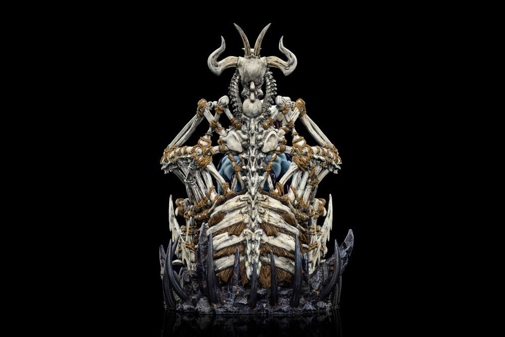 IRON STUDIOS - Masters of the Universe Art Scale Deluxe Statue 1/10 Skeletor on Throne Deluxe - Image 3