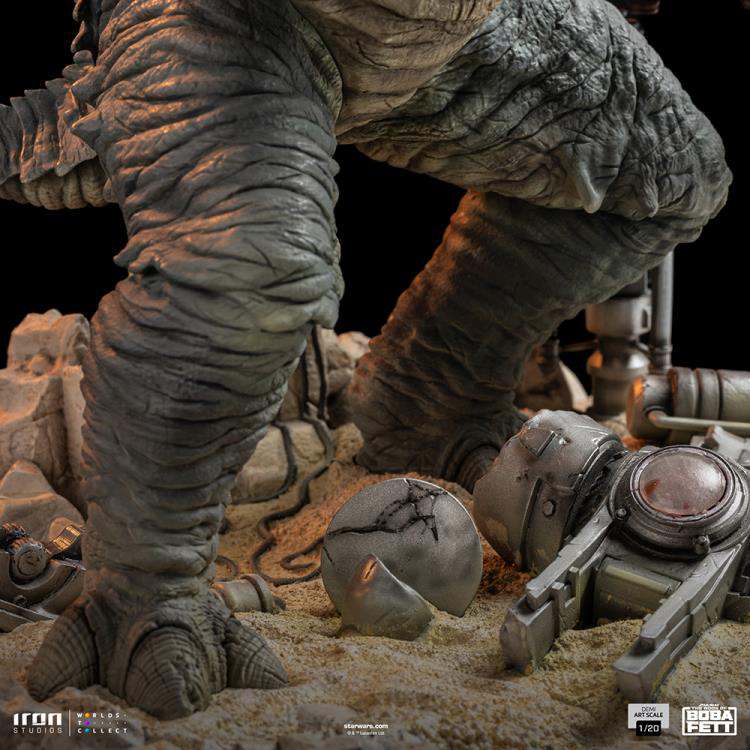 IRON STUDIOS - Star wars boba fett and rancor 1/20 statue - Image 7