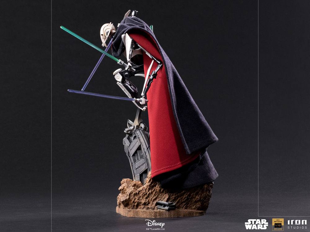 IRON STUDIOS - Star Wars Deluxe BDS Art Scale Statue 1/10 General Grievous - Image 15