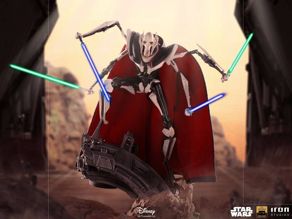 IRON STUDIOS - Star Wars Deluxe BDS Art Scale Statue 1/10 General Grievous - Image 16