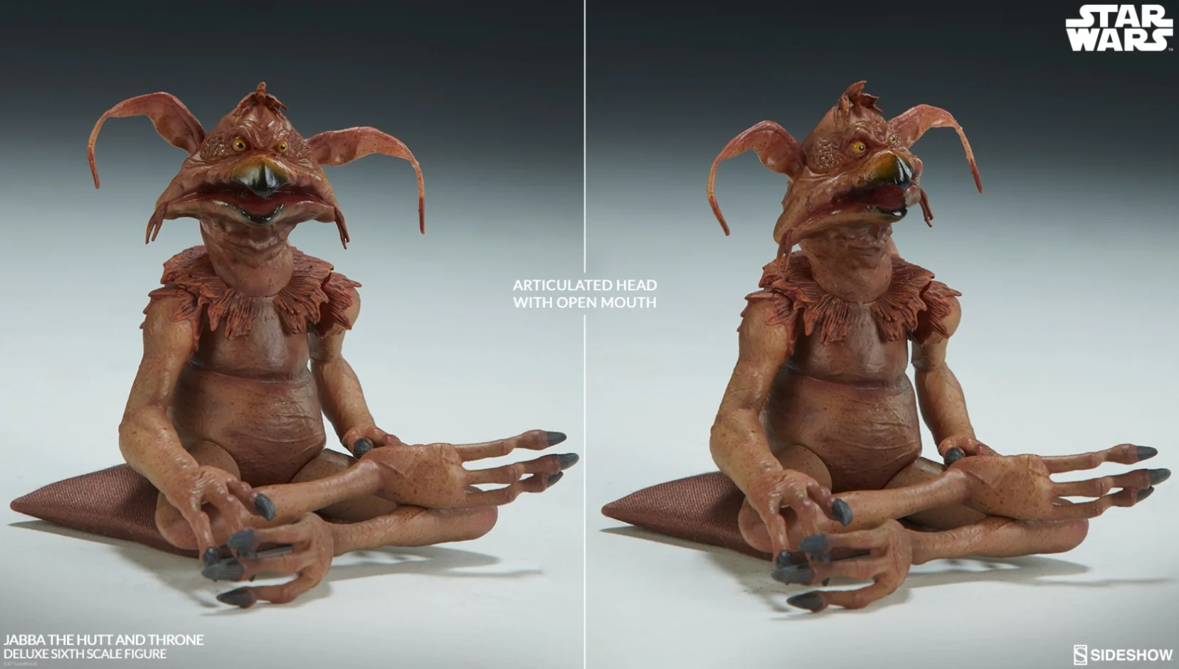 SIDESHOW - Star Wars - 12 inch Action Doll - Jabba and Thrones DeLuxe - Image 4